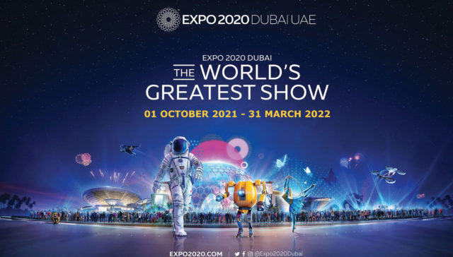 Astronaut EXPO 2020 Dubai Poster Soletair Power