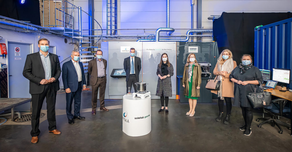 Finland Prime Minister Sanna Marin Visits Soletair Power