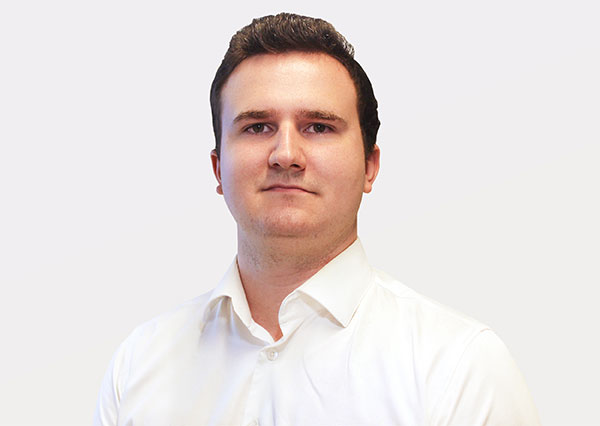 Man wearing white shirt