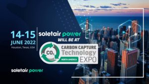 Soletair power will be at Houston Carbon Capture Technology Expo 2022