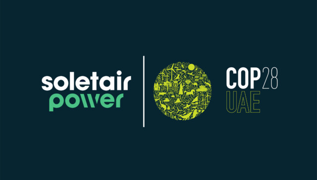 Soletair Power and COP28 UAE 2023 Logo