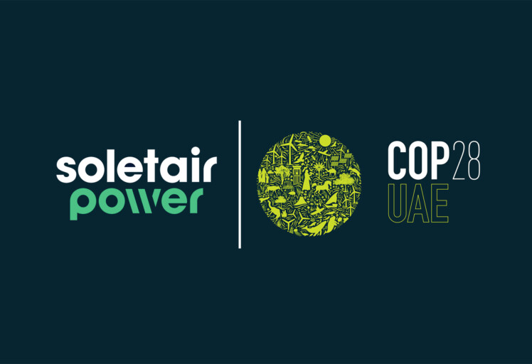 Soletair Power and COP28 UAE 2023 Logo